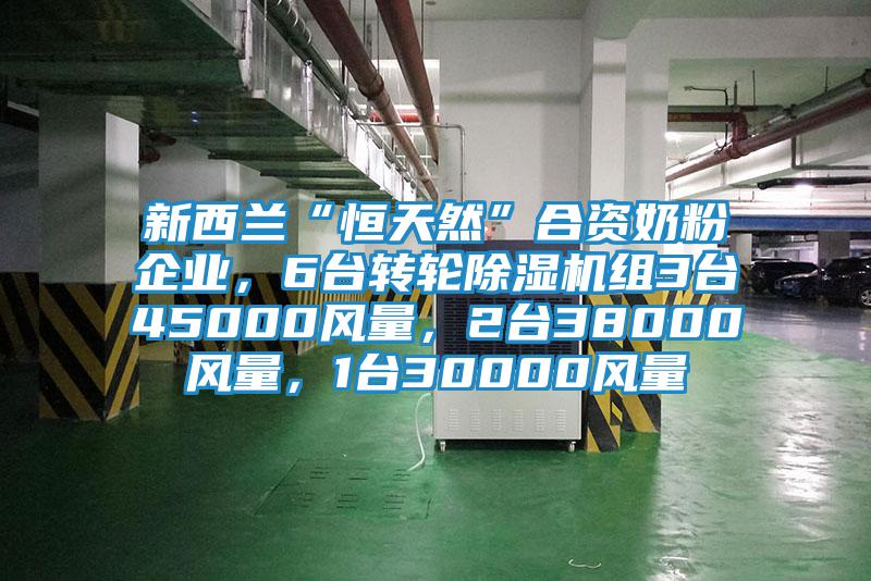 新西蘭“恒天然”合資奶粉企業，6臺轉輪除濕機組3臺45000風量，2臺38000風量，1臺30000風量