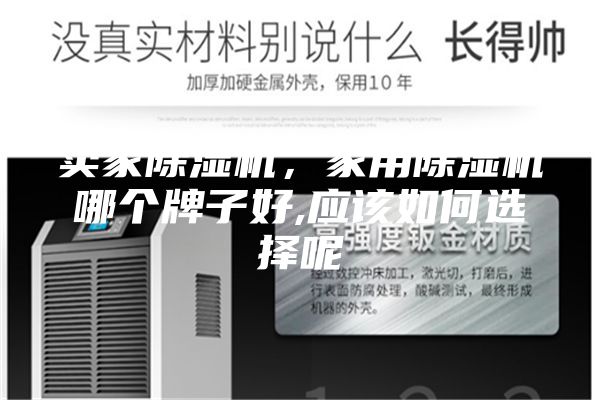 賣家除濕機，家用除濕機哪個牌子好,應該如何選擇呢