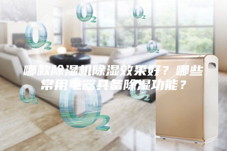 哪款除濕機除濕效果好？哪些常用電器具備除濕功能？