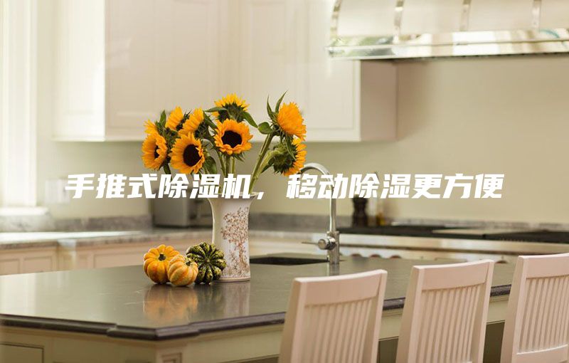 手推式除濕機，移動除濕更方便