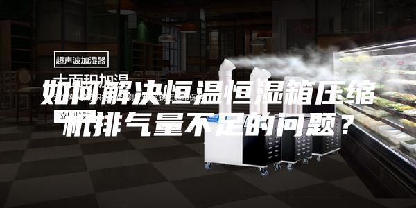 如何解決恒溫恒濕箱壓縮機(jī)排氣量不足的問題？