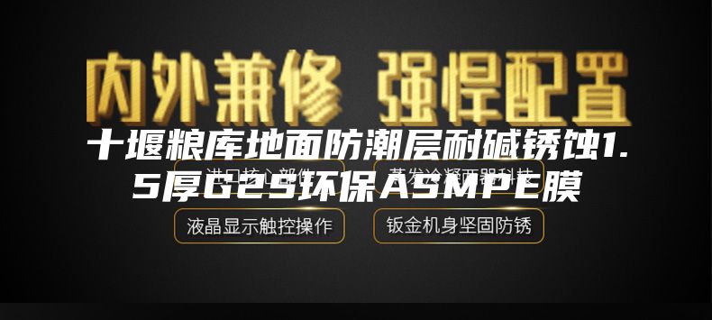 十堰糧庫地面防潮層耐堿銹蝕1.5厚G2S環保ASMPE膜
